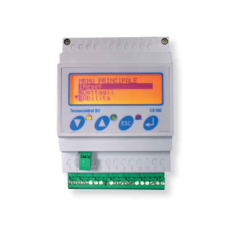 CE100 Central unit estendible from 2 up to 6 sensors instructions