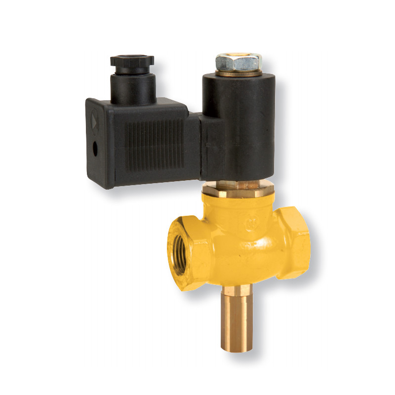 Manual gas solenoid valves