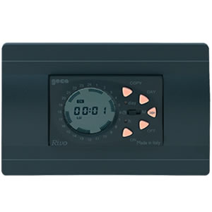 Instructions RIVO Daily and weekly digital time switches recessed installation