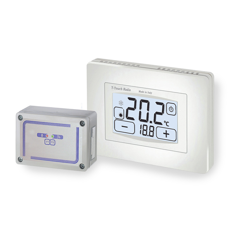 T-TOUCH RADIO Touch screen digital thermostat control with radio waves