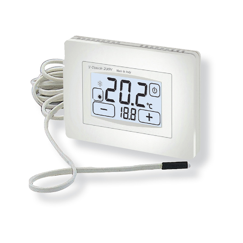 T-Touch 230 Touch screen thermostat with probe