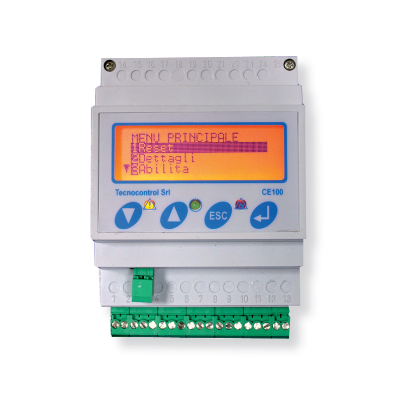 CE100 Control unit estendible from 2 up to 6 sensors