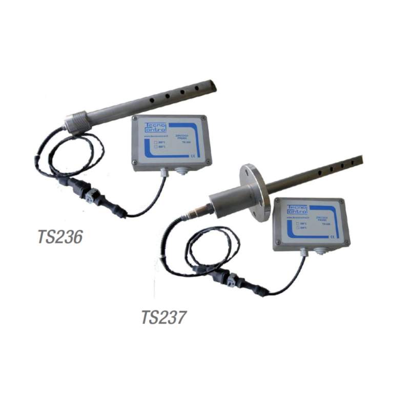 TS236 - TS237 Sonda all'ossido di zirconio per ossigeno