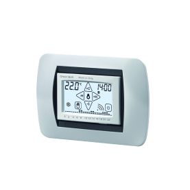 Green Wi-Fi recessed programmable thermostat