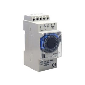 LOGIC162 Interruttori orari meccanici giornalieri a guida DIN