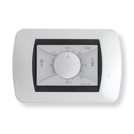 DAY Electronic thermostat for recessed installation
